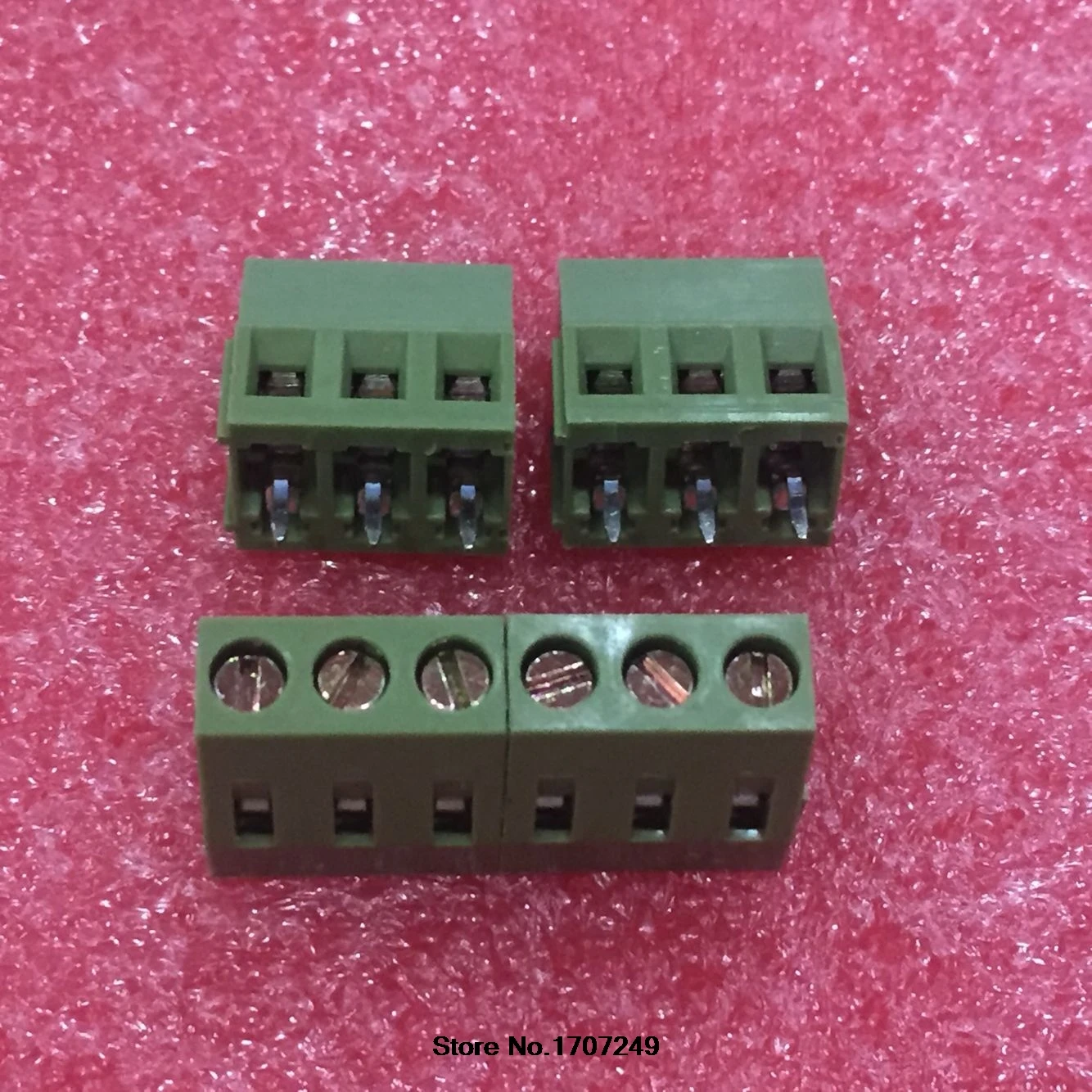Бесплатная доставка 100 шт. Φ KF128 3Pin 5 08 мм высококачественные Медные ножки PCB