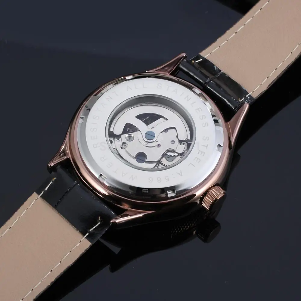 Мужские автоматические часы-скелетоны FSG8085M3C2 модные часы с автоподзаводом и