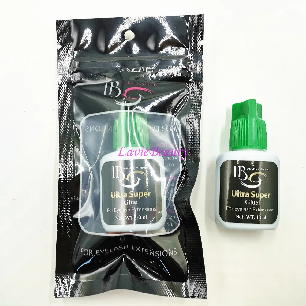 i-beauty 5 сворачиваемая Спортивная бутылка(не содержит бис-Лот IB ультра супер клей индивидуальный быстросохнущий клей для ресниц Зеленая кнопка 10 мл/бутылка