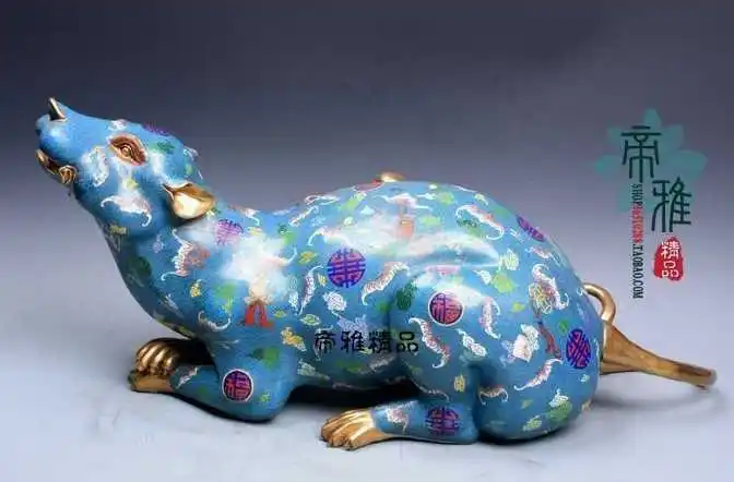 Бесплатная доставка Китайская Бронза Медь cloisonne 24K Золотая позолоченная летучая