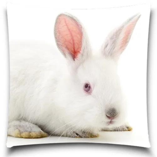 

Cute rabbit animal Cushion Cover Home Decorative Throw Pillows Cases Cotton Polyester Sofa Car Seat 5 size