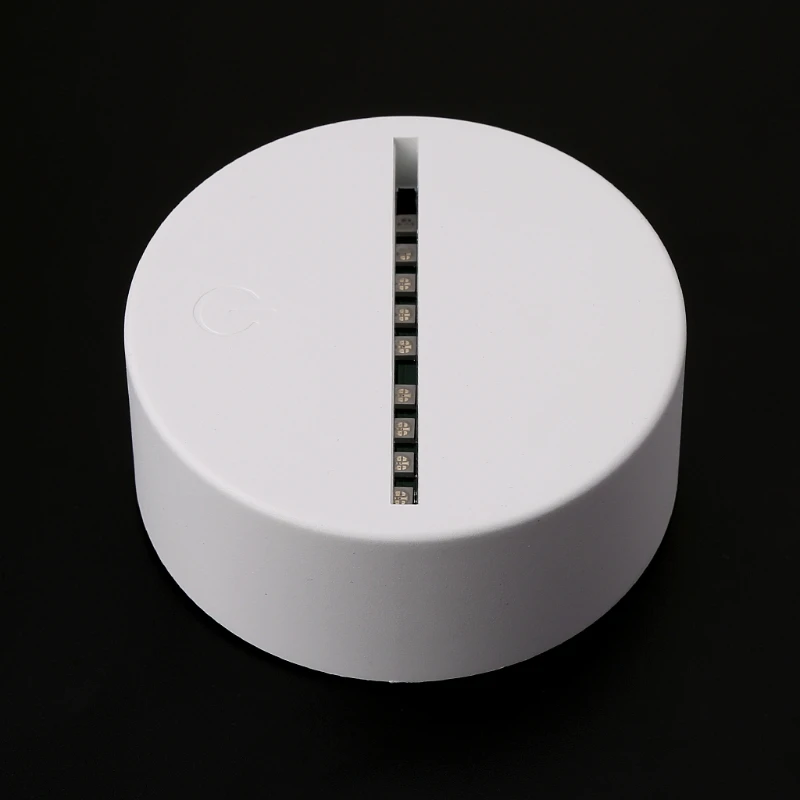 USB Новинка 7 цветов изменяющий палец сердце светодиодный ночсветильник 3D