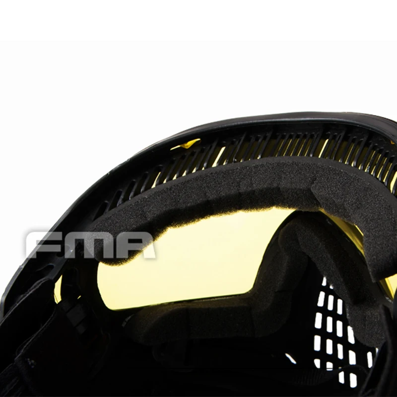 FMA F1 анфас маска с одной Слои Пейнтбол Безопасность Анти туман тактический