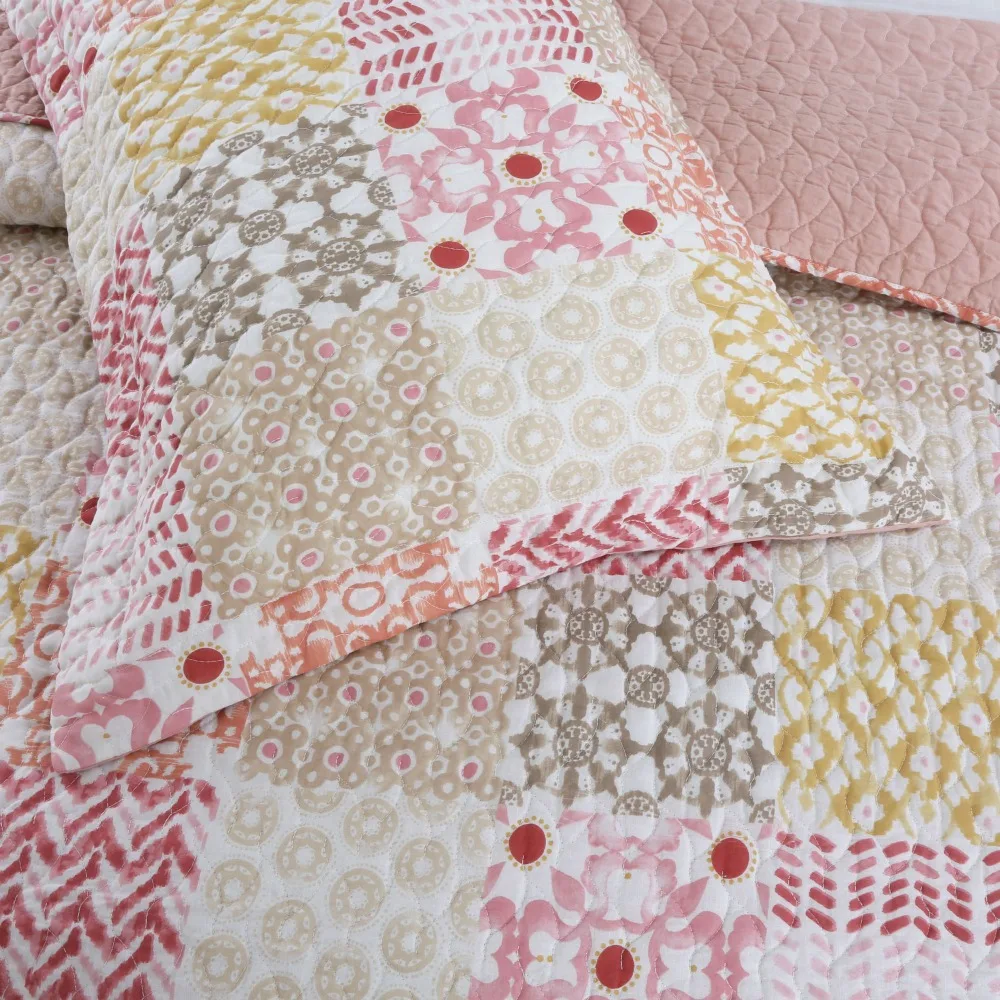 Summer Cotton Patchwork Quilt 1 piece Twin Size Student Quilts Sofa Blanket Bed Cover Sheet Kids Bedding Coverlets