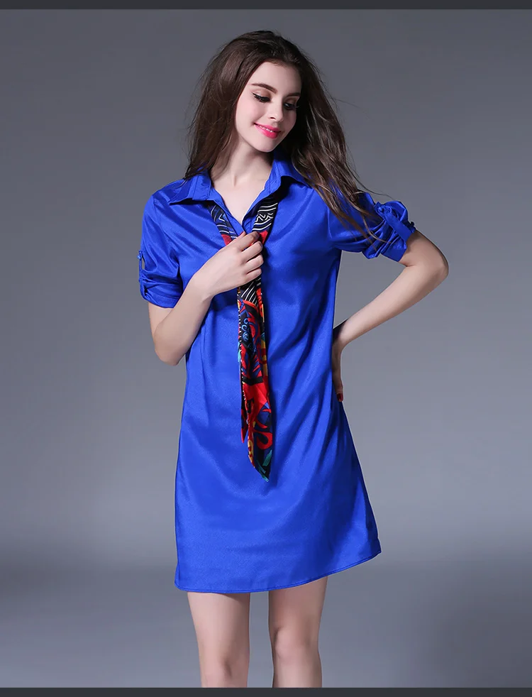 Для женщин Длинная Рубашка Платье Лето галстук мини платье Офисные женские туфли пикантные| |