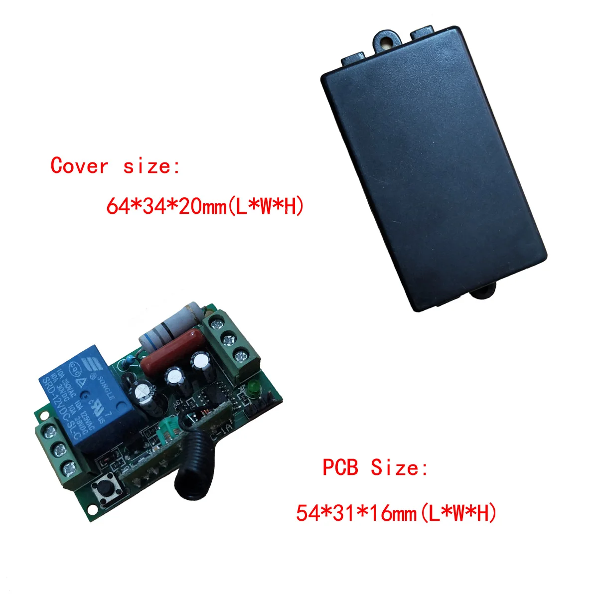 Переменный ток 110 В 220 1 канал Беспроводной Выключатель света с дистанционным
