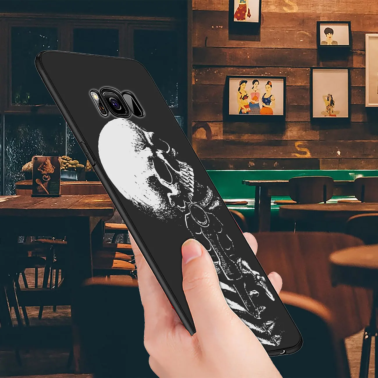 YIMAOC Мягкий силиконовый чехол для телефона с черепом цветком вороной Samsung Galaxy S20