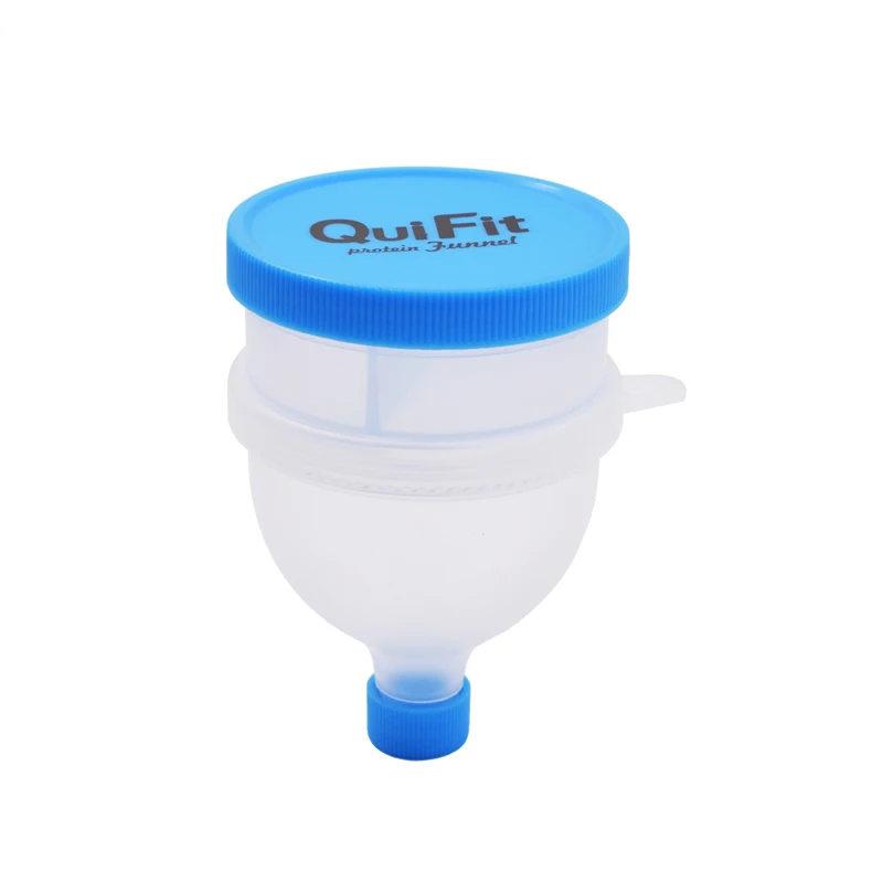 QuiFit 2 слоя порошок контейнер с пряжкой сыворотки протеина хранения многофункциональный 2 в 1 коробка пиллбокс для Шейкер бутылки BPA бесплатно