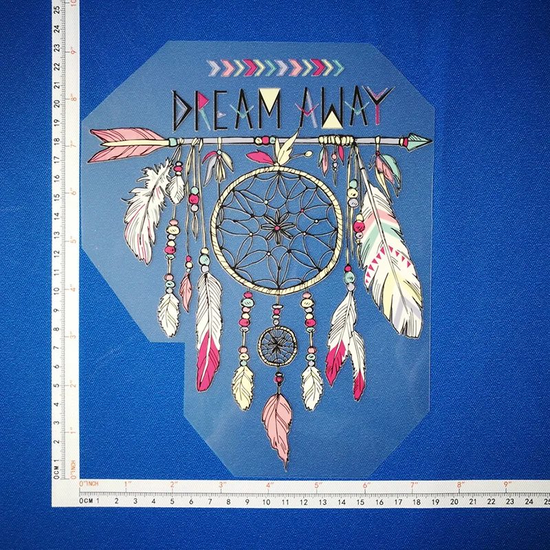 ONESAID перья Бохо Ловец снов теплоотводящая накладка моющийся принт на футболке DIY