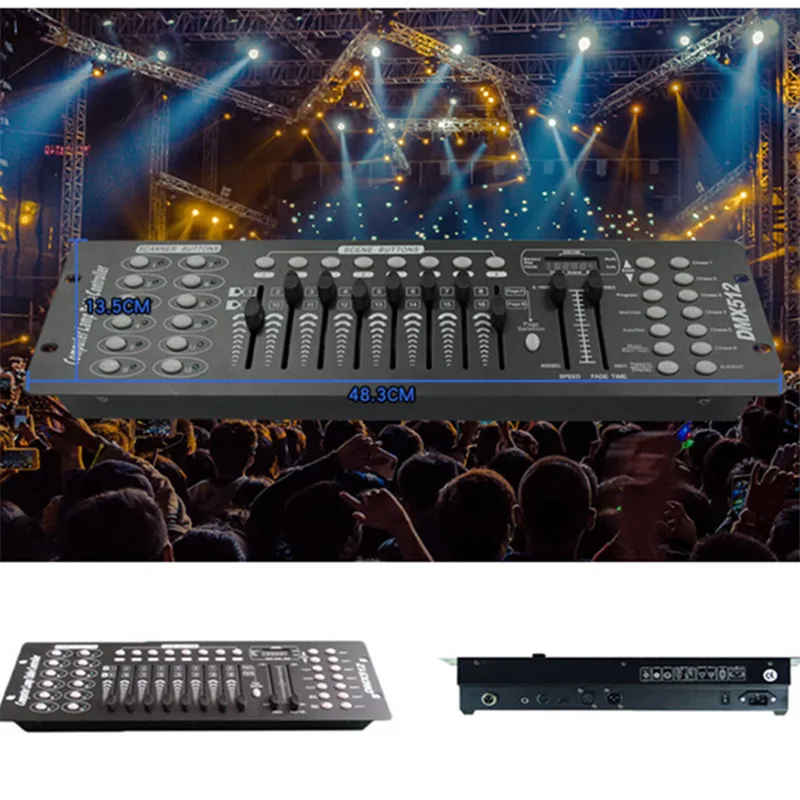 Светодиодный светильник контроллер 192 DMX 512|Эффект освещения сцены| |