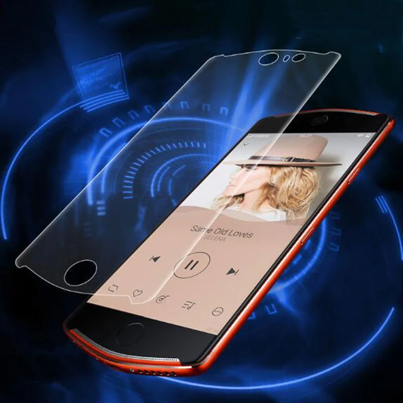 EXUNTON 3D полное покрытие мягкая защитная пленка для экрана Meitu T9 T8 T8S M8 M6 V6 супер