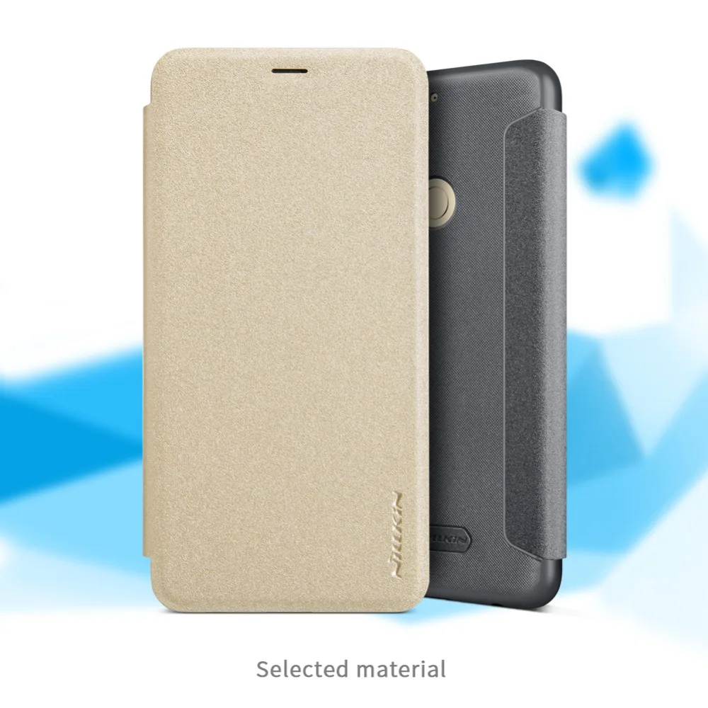Huawei Honor 7C дело чести чехол Nillkin Sparkle Leather жесткий искусственная кожа флип