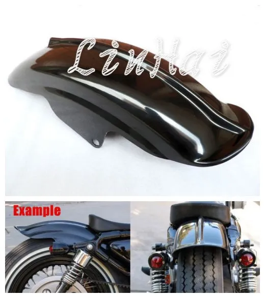 Черное заднее крыло брызговиков подходит для Harley Sportster 883 883R 1200 XL Chopper|fender american