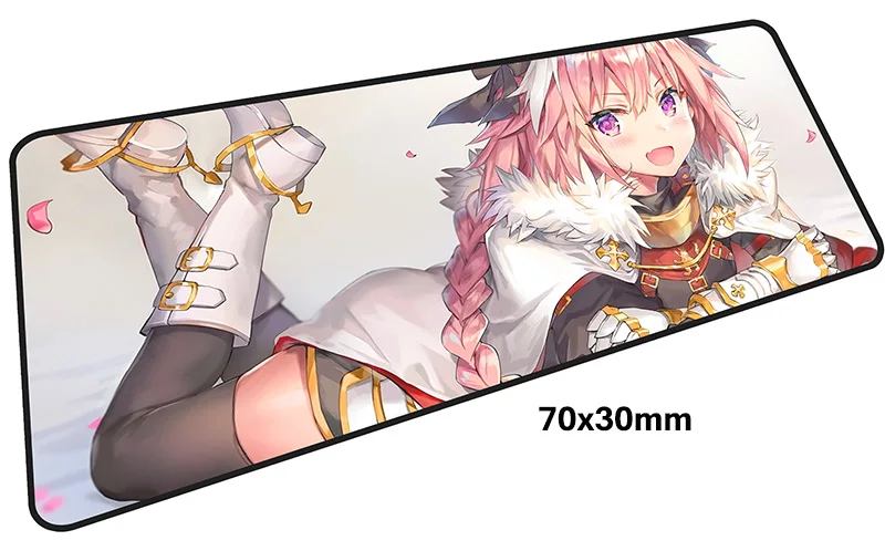 Size 700x300X2MM Коврик для мыши astolfo computador gamer mause pad 700x300X2 мм, большой коврик для мыши в подарок на Хэллоуин, эргономичный гаджет, офисные настольные коврики - Цвет: Size 700x300X2MM
