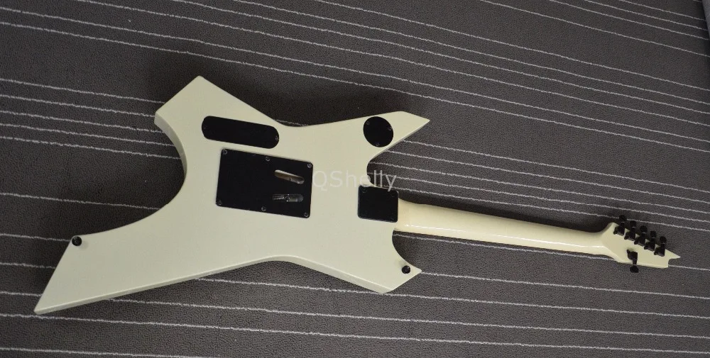 Высококачественные гитары QShelly floyd rose tremolo на заказ 6 струн с Кремовым Олдером
