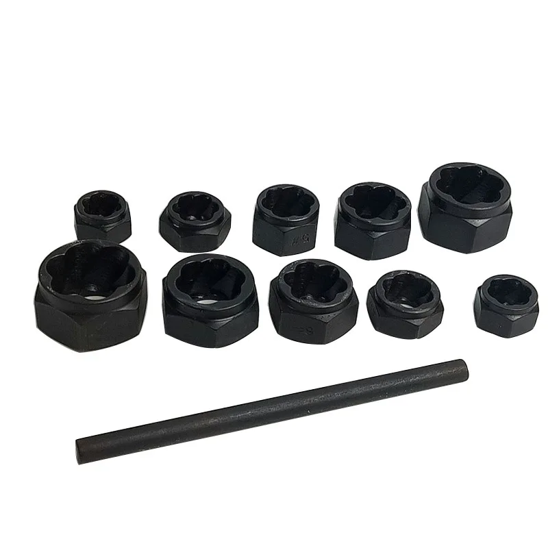 10Pcs Damaged Bolt Nut Screw Remover Extractor Removal Set Socket Tool P15 | Инструменты