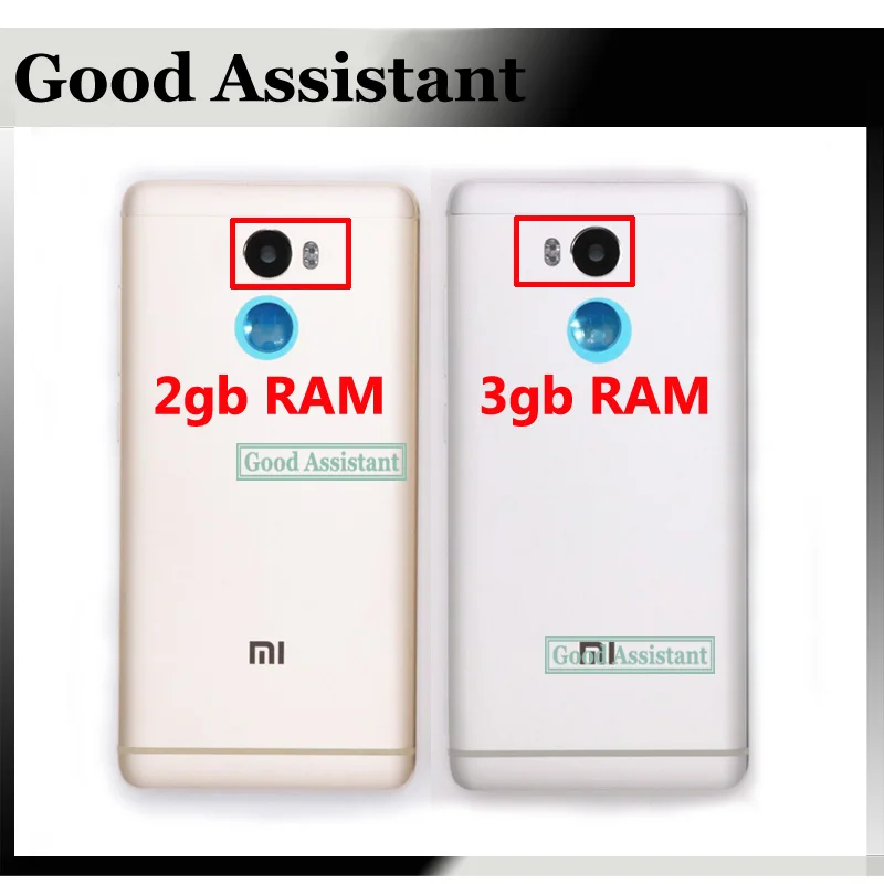 5 дюймов для Xiaomi Redmi 4 / Pro Prime задняя крышка батарейного отсека Корпус заднего