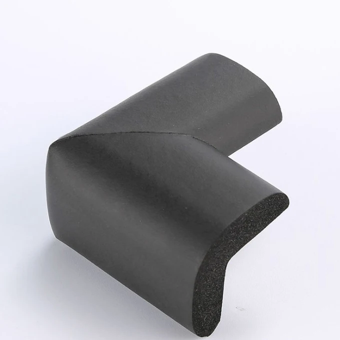 8 PCS Black 8 шт. 55 мм* 55 мм* 12 мм утолщенная угловая Защитная пленка для стола с бесплатной лентой защита от детей мягкая накладка - Цвет: 8 PCS Black