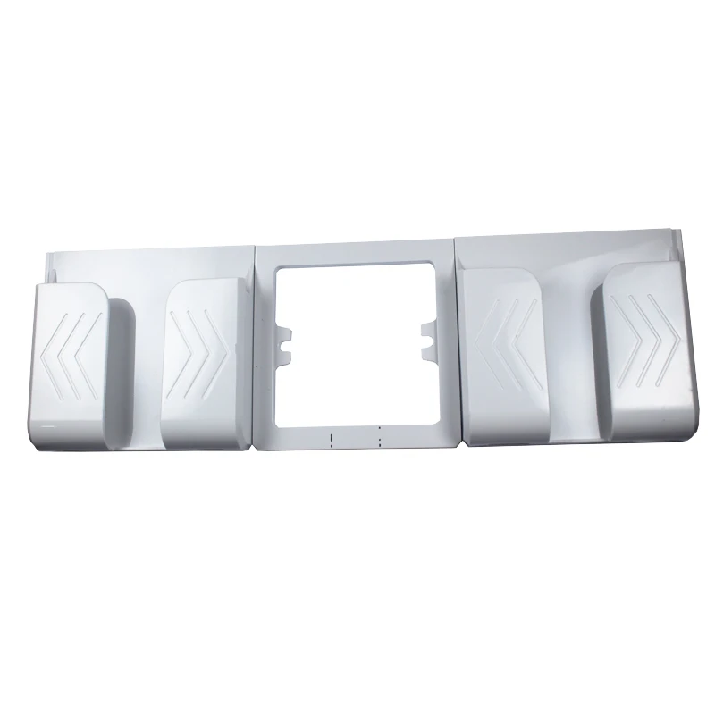 2 side phone holders new USB Wall Socket Free shipping Double USB Port 5V 2A Usb silver color acrylic patch frame high quality usb murale FD-01 - Тип: 2 side phone holders
