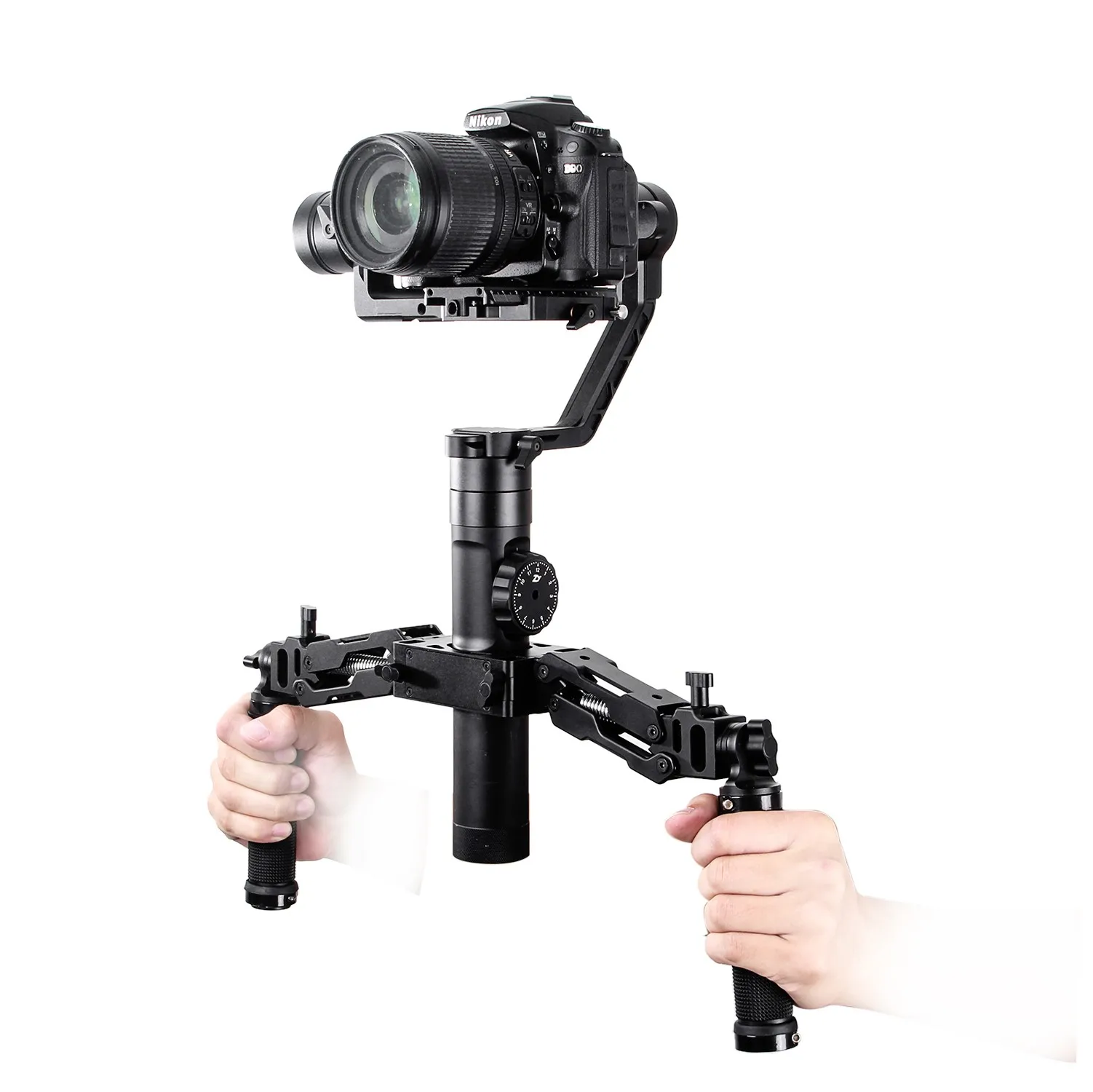 EACHSHOT весна двойная ручка ручной комплект для руля Gimbal Zhiyun Crane Plus/Crane 2/Crane V2/Feiyu