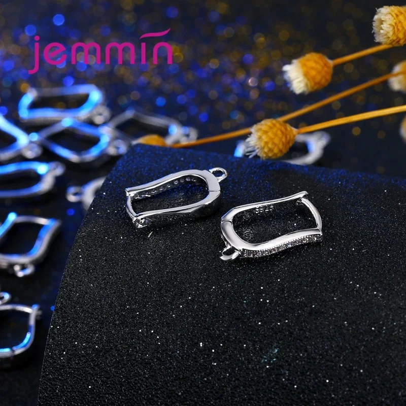 Отлично без никеля высокого качества прозрачного хрусталя 925-кольца из чистого