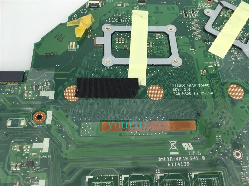 Материнская плата yourui X550CC модель REV 2 0 для ASUS X550CA R510C Y581C материнская ноутбука