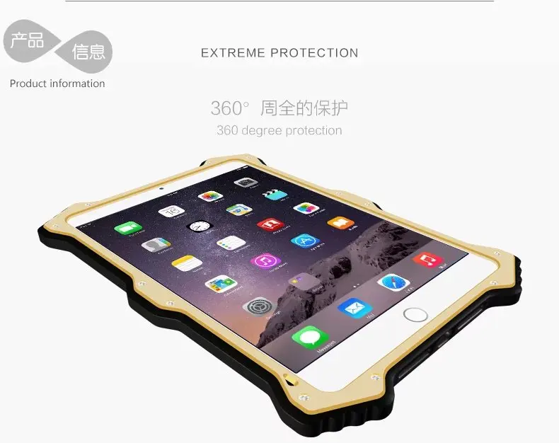 Gorilla Glass металлический алюминиевый Гибридный ударопрочный водонепроницаемый