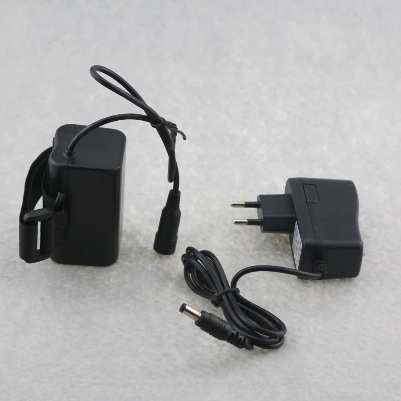 Водонепроницаемый Пластик оболочки Батарея пакет ForLED головной светильник