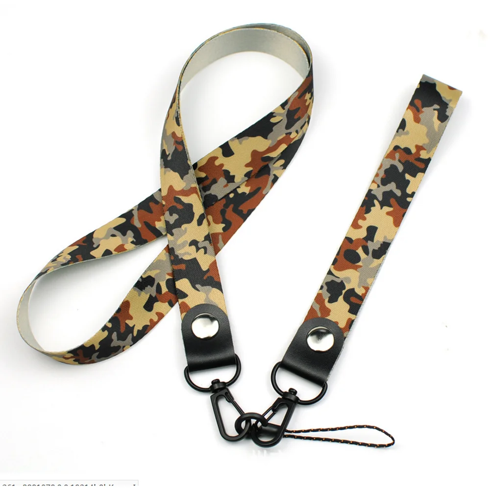 Ремешок для ключей Камуфляжный армейский зеленый значок ремешок смарт телефон