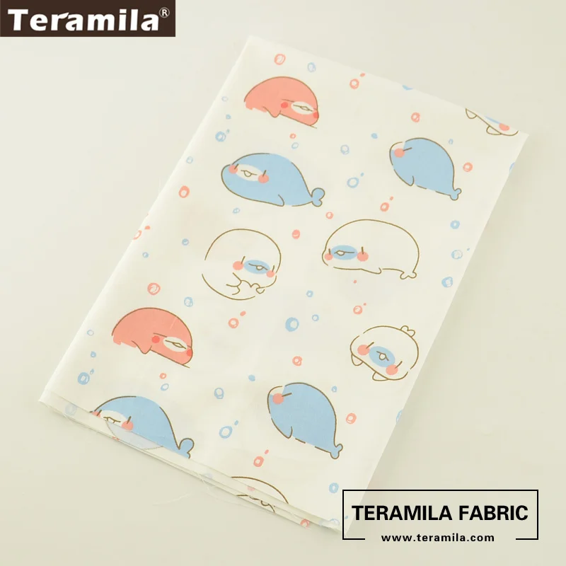 Teramila Cotton Fabric Cartoon Little Animals Designs Soft Material Tissue Handwork Quilting Pillow Dress Cloth Patchwork Tecido | Дом и сад