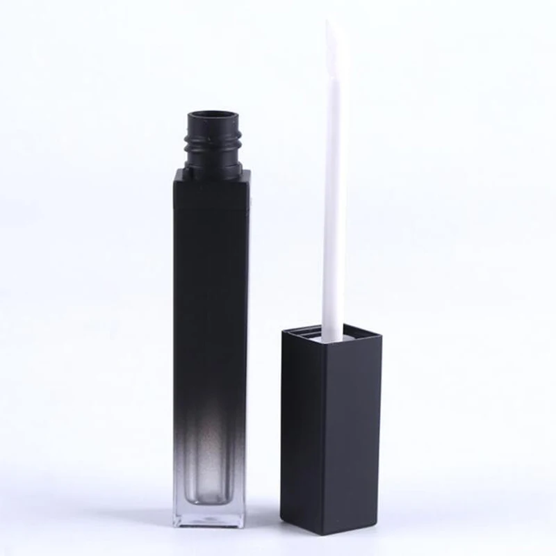 4 мл красивый градиент черный пустой прозрачный блеск для губ туба бальзам в