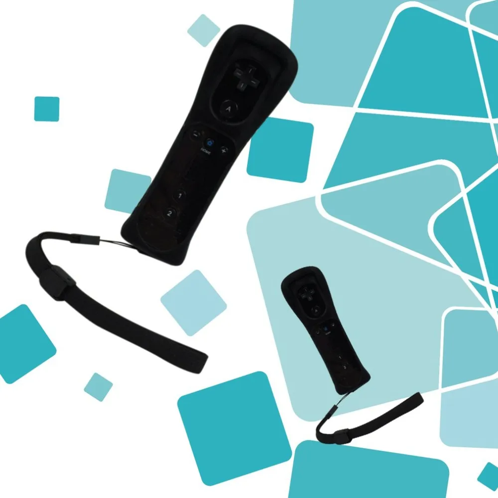 Беспроводной пульт дистанционного управления для wii Plus, геймпад с силиконовым чехлом, чехол с датчиком движения для nintendo