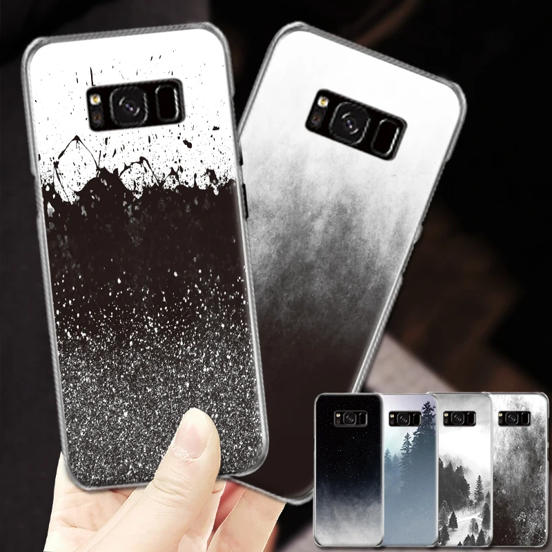 Абстрактный художественный Рисунок снежных деревьев для Samsung Galaxy S4 S5 Mini S6 S7 S8 S9