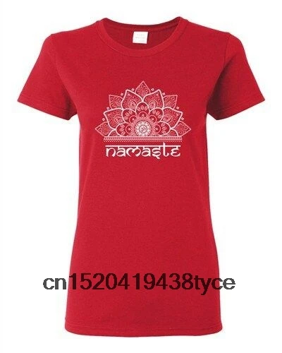 Женская футболка Namaste Namaskar Ом АУМ санскрит индийский Рождественский Забавный