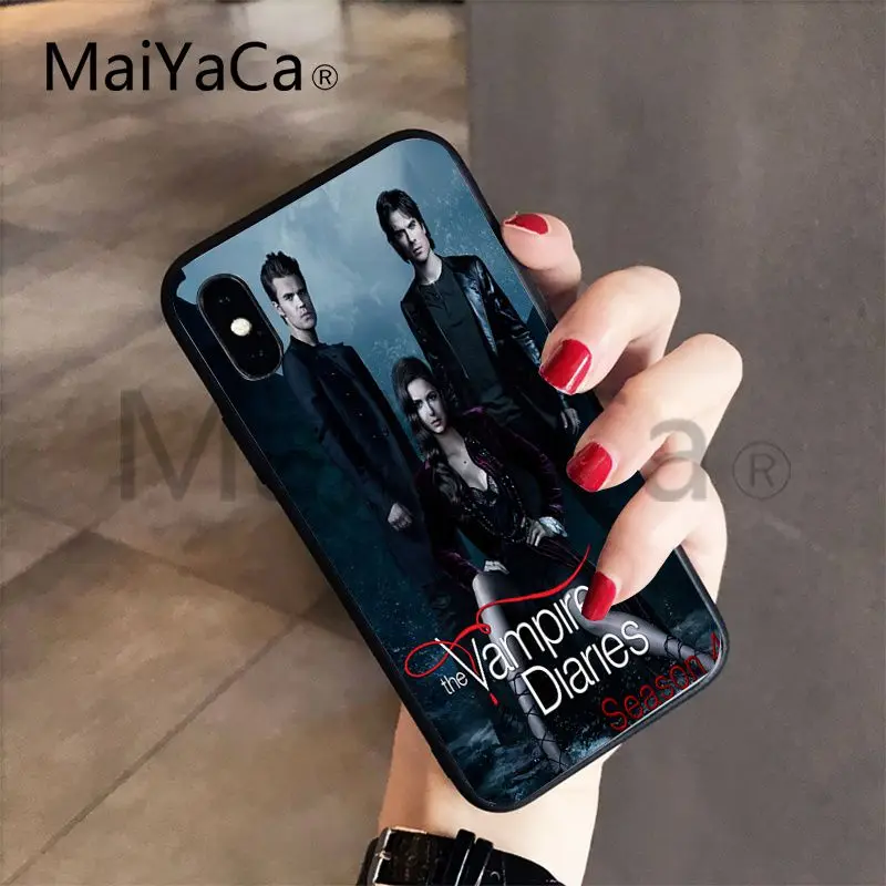 MaiYaCa Дневники вампира горячая Распродажа модный дизайн сотовый Чехол для iphone 6 6s