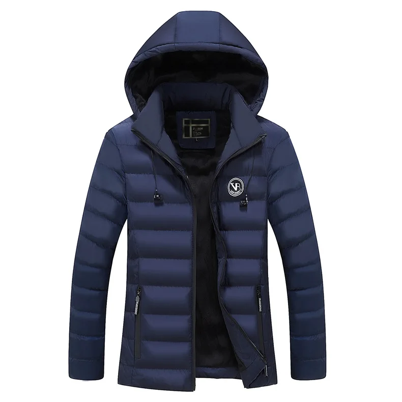 Зимние Для мужчин куртка 2018 Марка Повседневное s куртки и пальто толстая парка