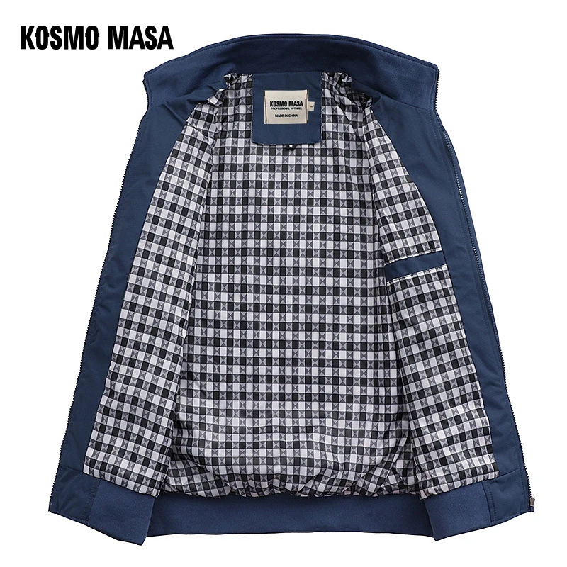 KOSMO MASA, ветровка, мужская куртка, осень, весна, черная, тонкая, мужская, отложной воротник, повседневная куртка для мужчин, верхняя одежда MJ0067