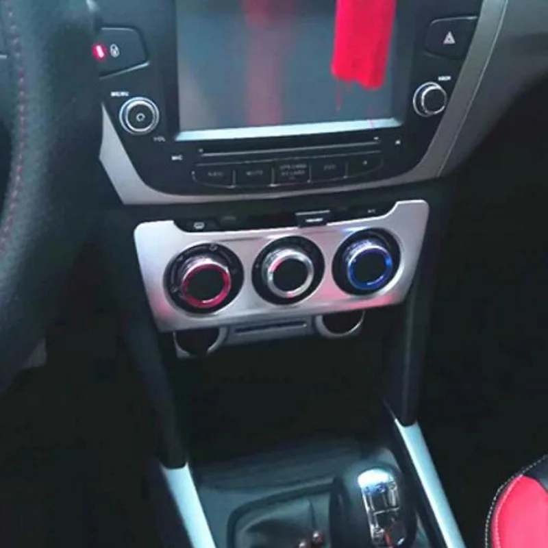 Наклейки Tonlinker для панели салона с воздушной ручкой наклейки Citroen C Elysee/Peugeot 301 2014 19