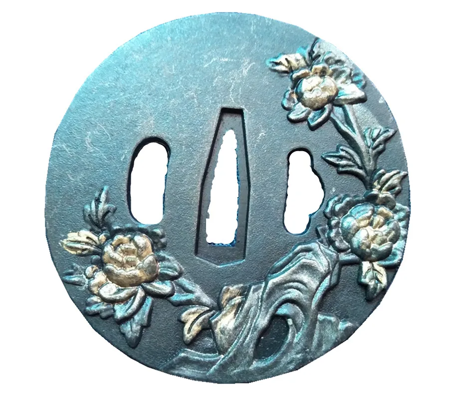 Чудесный Сплав Tsuba Guard для японского Tsuba самурайский меч катана Guard Wakizashi хороший