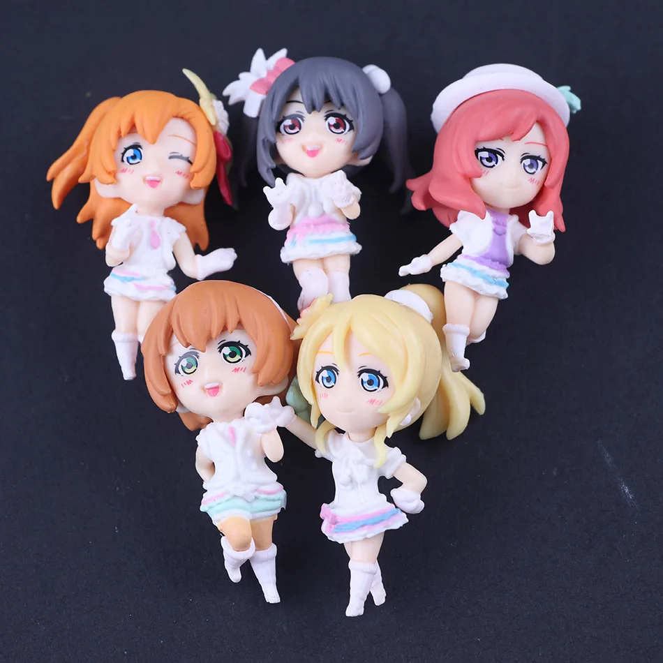 5 Шт. Аниме Love Live Lovelive Школа Idol Project Фильм Нико Yazawa Минами Kotori фигурку Куклы Модель