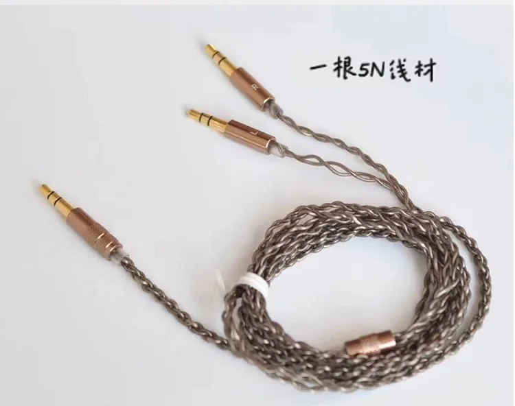 Okscc 57 мм колонка с открытым голосом HIfi оливковые деревянные наушники 5N OCC покрытые