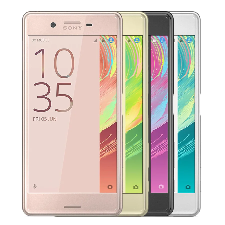 Оригинальный телефон Sony Xperia X Performance F8131 ОЗУ 3 ГБ ПЗУ 32 4G LTE Android четырехъядерный