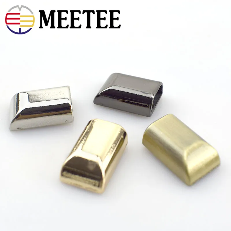 Meetee 30 шт/50 шт 11x17мм металлическая молния Хвостовая Пряжка Застежка Молния