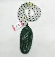 Ювелирные изделия Zheru чистый натуральный Hetian Biyu резной зеленый Цикада подвеска