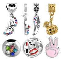 new arrival multicolour mask charm fit pandora charms bracelet for women making diy fashion jewelry spb162