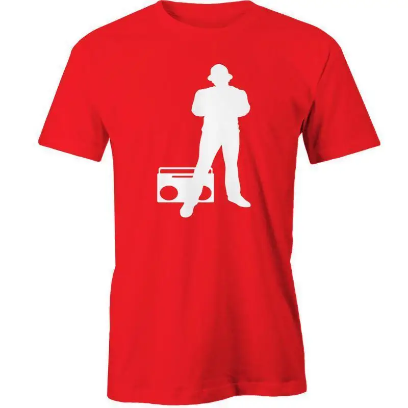 Моды для мужчин Хип Хоп 80 s Футболка Костюм Платье Вверх партия Старая Школа