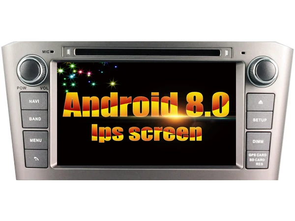 Android 8 0 ips Экран Авто Радио стерео Мультимедийный плеер для TOYOTA AVENSIS 2005 2006 2007 S