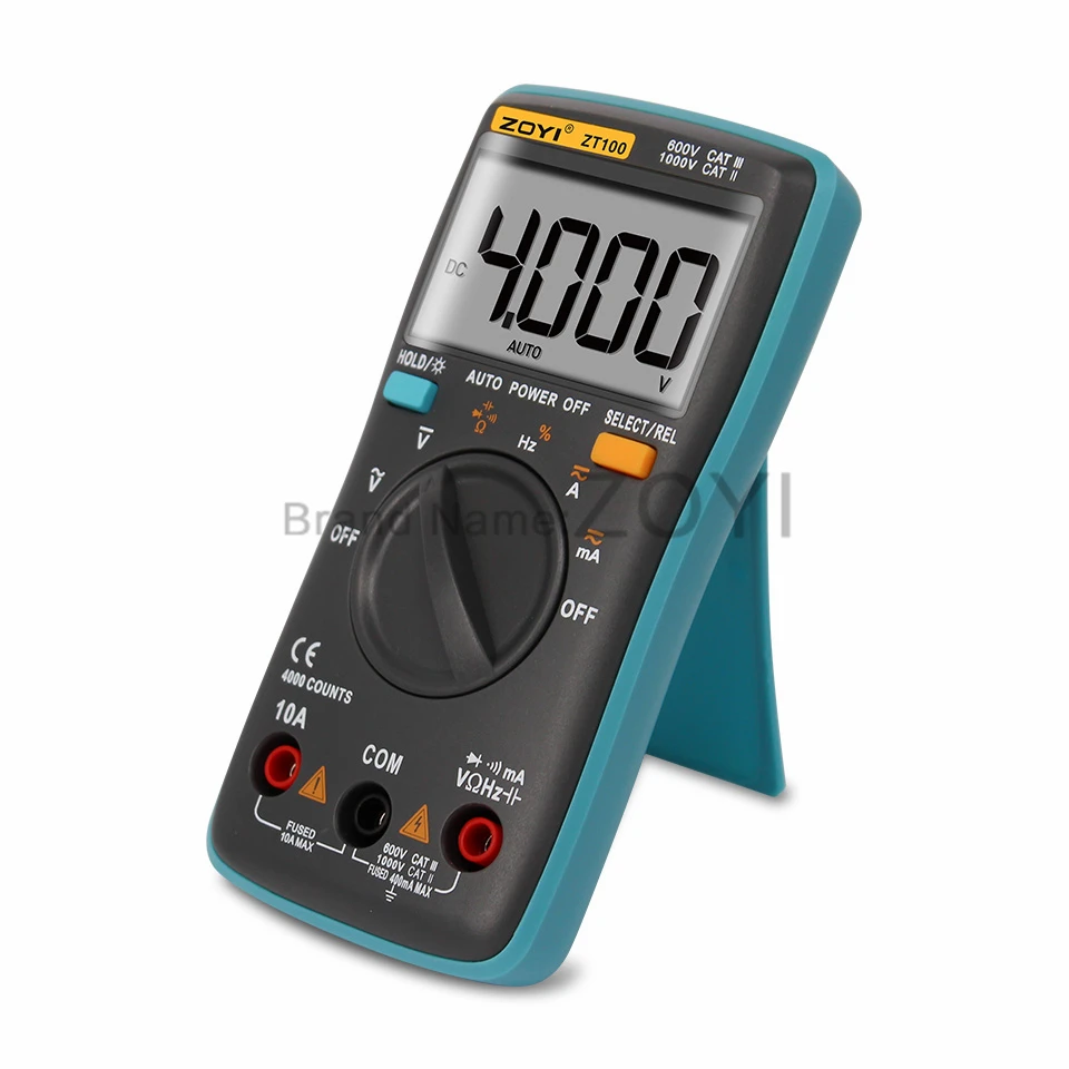 ZOYI ZT100 Automatic Range Digital Multimeter Capacitance Current Resistance | Инструменты