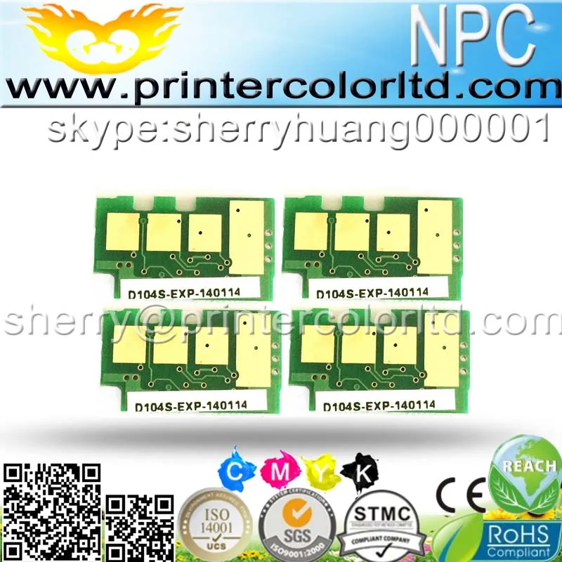 Чип для SAMSUNG ML-1867/1865W/1864 SCX-3200/SCX-3205/3207/3217/SCX-3000/3200W/3205W/3201/3206/3210/3218/3208/MLT-D104/MLT-D104S |