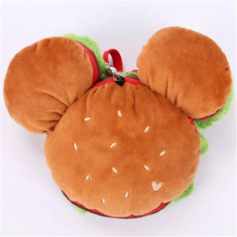 Disney мультфильм Микки Минни Дональд Дак, большие глаза милые плюшевые сумки-мессенджеры выдвижной карты пакет портмоне - Цвет: E